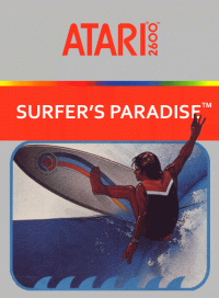 Surfer's Paradise But Danger Below! Atari 2600 US box art